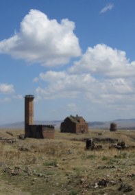 The eleventh-century Minuchihr mosque build by the Kurdish Shaddadids, the Armenian cathedral, and the tiny Church of the Redeemer.